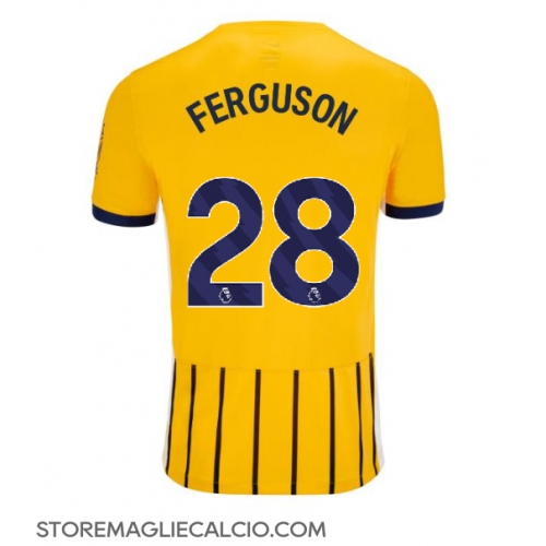 Brighton Evan Ferguson #28 Maglia Gara Trasferta Repliche 2024-25 Maniche Corte Brighton Evan Ferguson #28 Maglia Gara Trasferta Repliche 2024-25 Maniche Corte